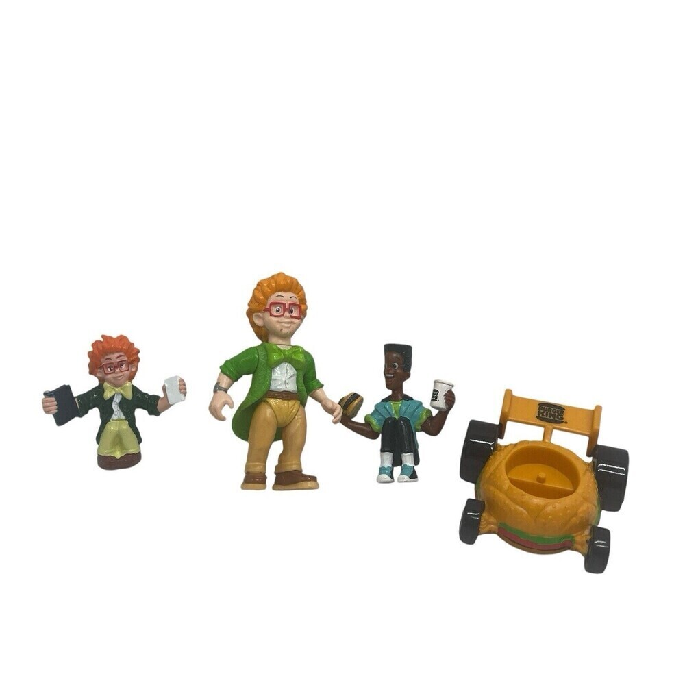 1990's Burger King Kids Club Gang Figures Lot of 4 Vintage